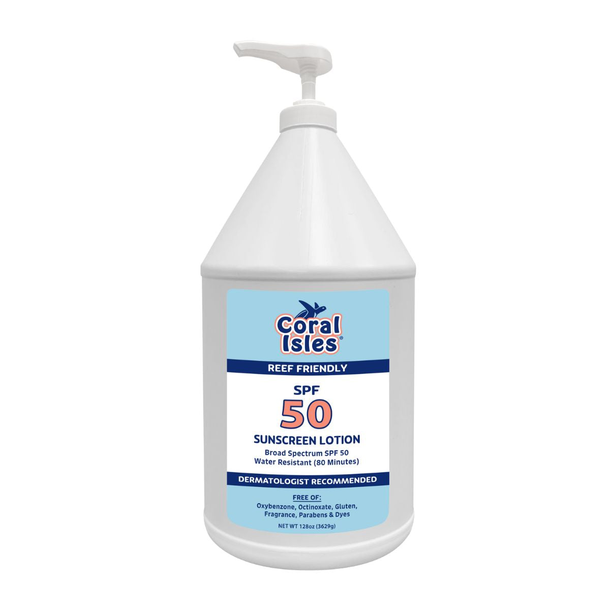 Coral Isles Gallon SPF 50 Lotion Sunscreen
