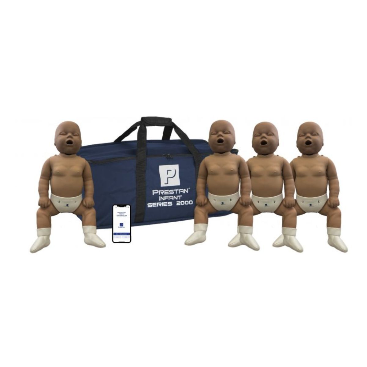 Prestan Professional Infant Series 2000 Manikin with Advanced CPR Feedback, 4-Pack