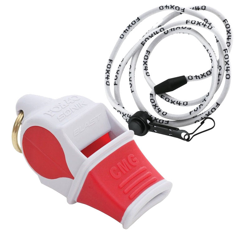 Fox 40 Sonik Blast CMG Whistle with Breakaway Lanyard