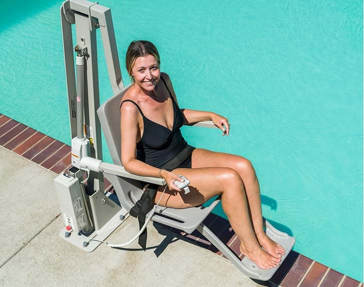 SR Smith Multilift 2 Pool Lift-Gray Mist