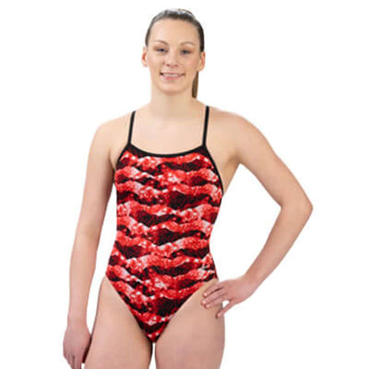 Dolfin Summit Print V-Back