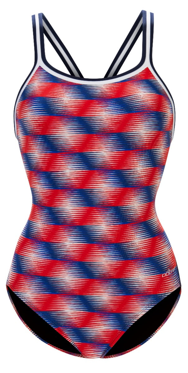 Dolfin Women's Print DBX Back One Piece
