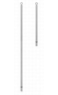 4'6" Stanchion Post 1.90" X .145"