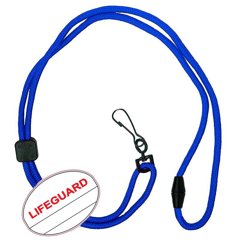Lifeguard Oval Name Tag Breakaway Lanyard