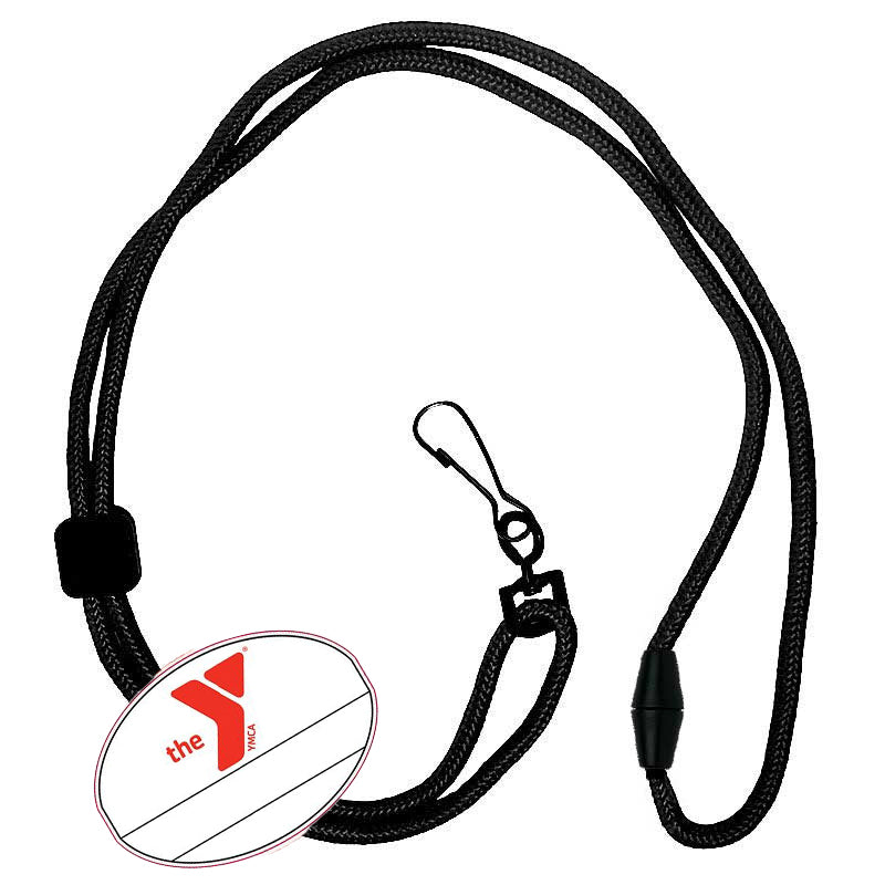 YMCA Custom Name Oval Tag Break Away Lanyard