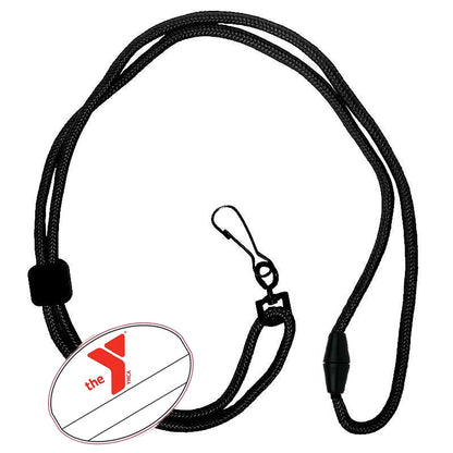 YMCA Custom Name Oval Tag Break Away Lanyard