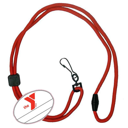 YMCA Custom Name Oval Tag Break Away Lanyard