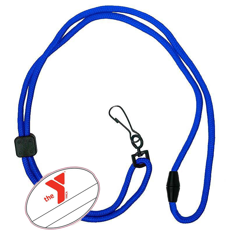 YMCA Custom Name Oval Tag Break Away Lanyard