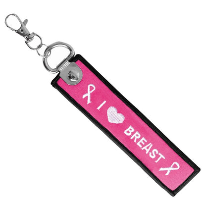I Love Breast Bag Tag