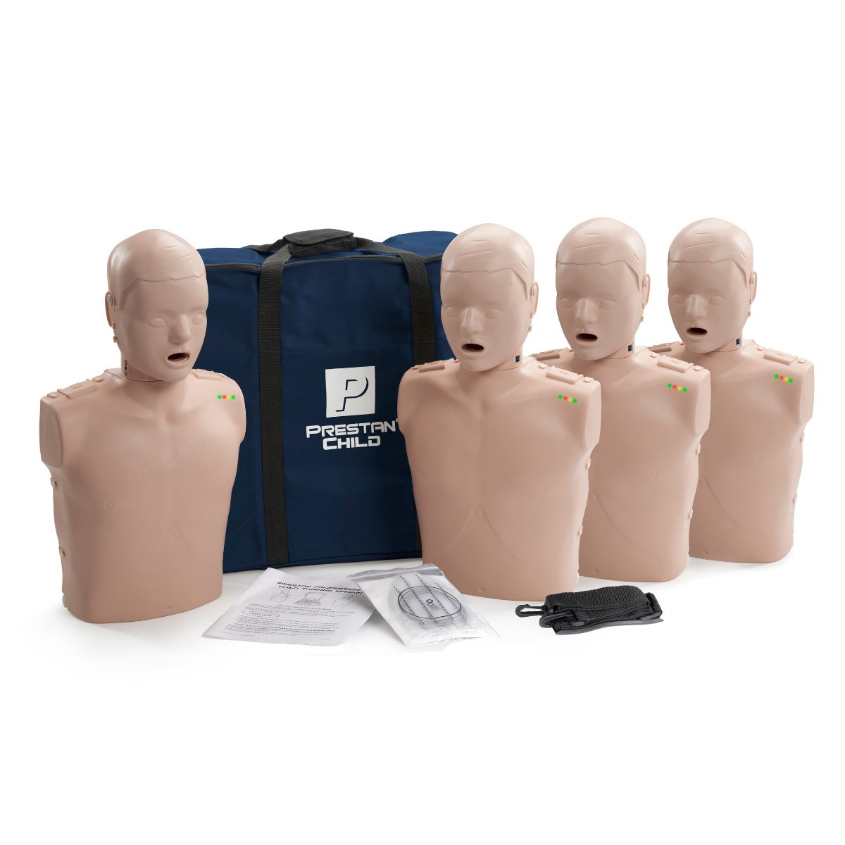 Prestan Child Training Manikins 4-pack w/ CPR Monitor