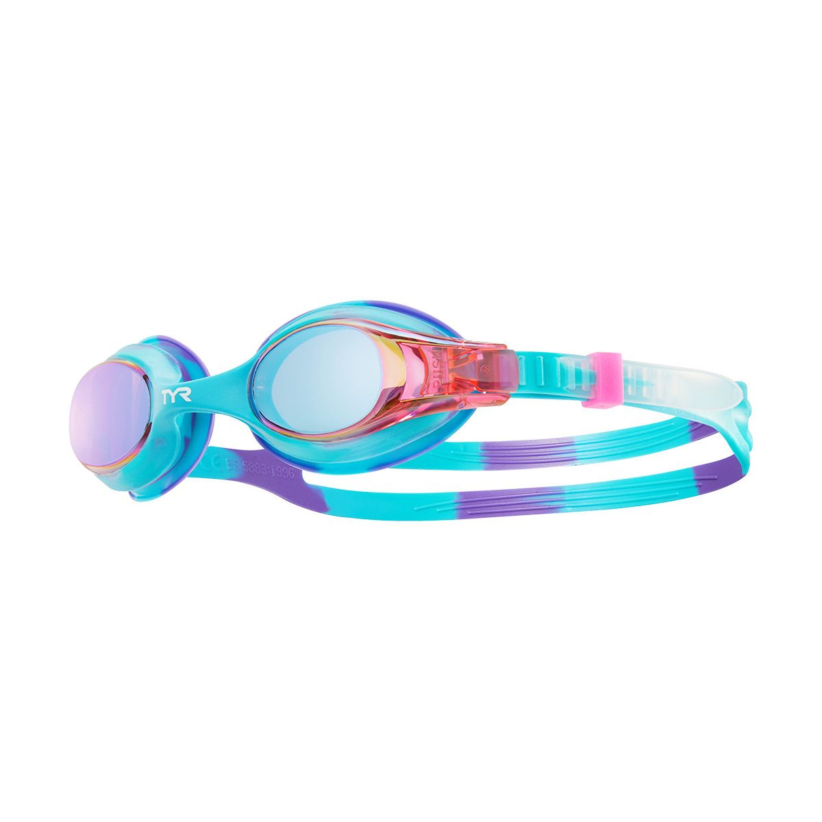 TYR Kid's Swimple Tie Dye Mirrored Goggles