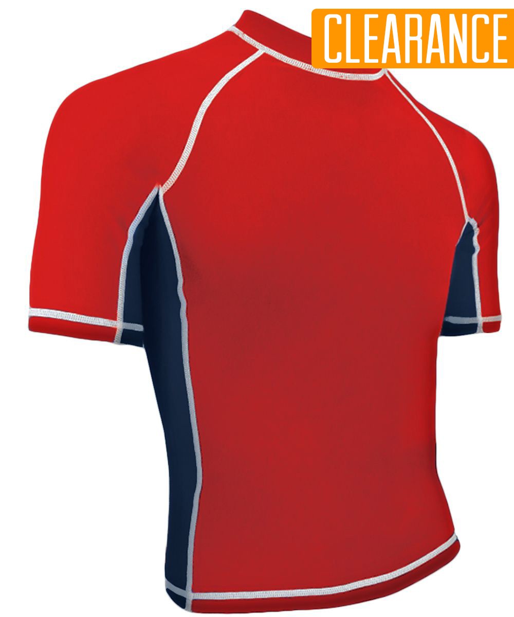 RISE Solid Short Sleeve Splice Rashguard