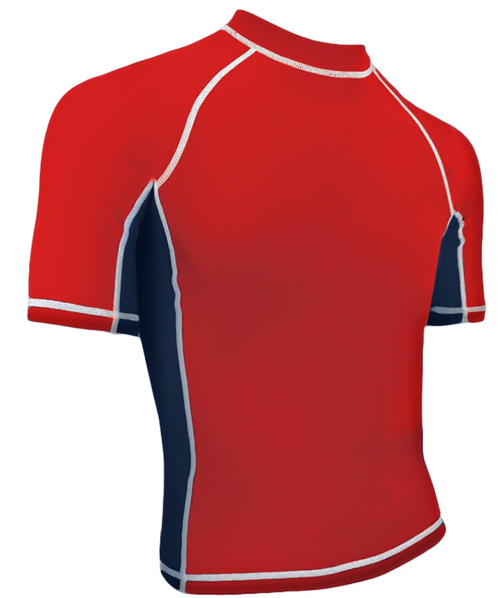 RISE Solid Short Sleeve Splice Rashguard