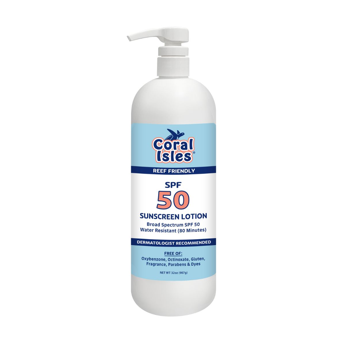 Coral Isles 32-oz Quart SPF 50 Lotion Sunscreen