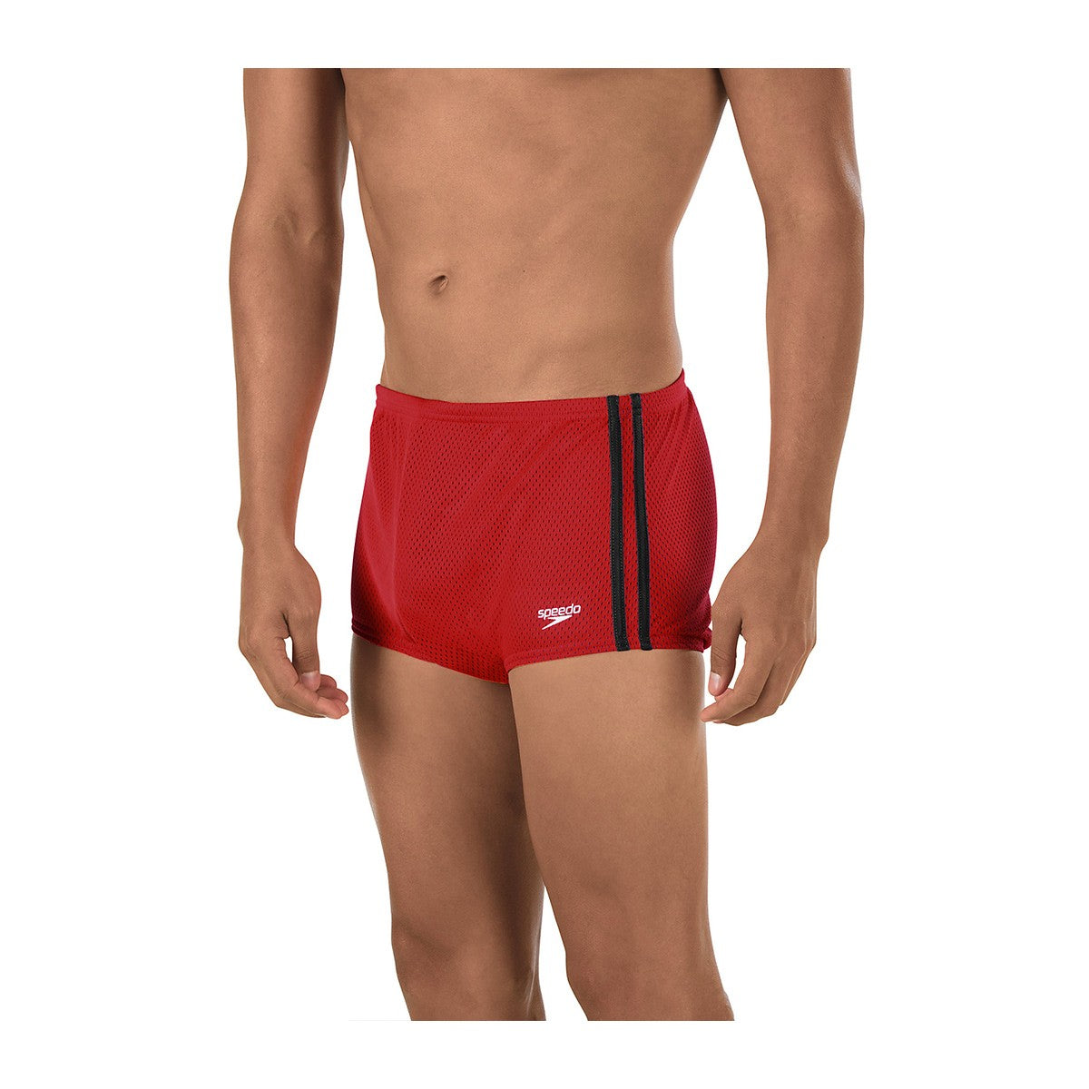 Speedo Solid Poly Mesh Square Leg
