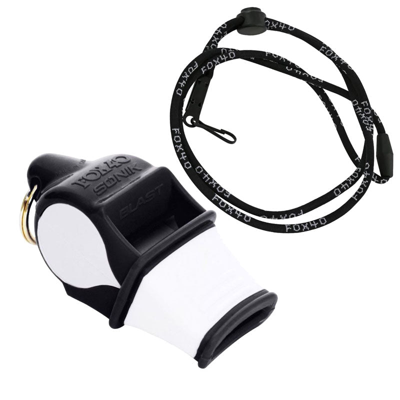 Fox 40 Sonik Blast CMG Whistle with Breakaway Lanyard