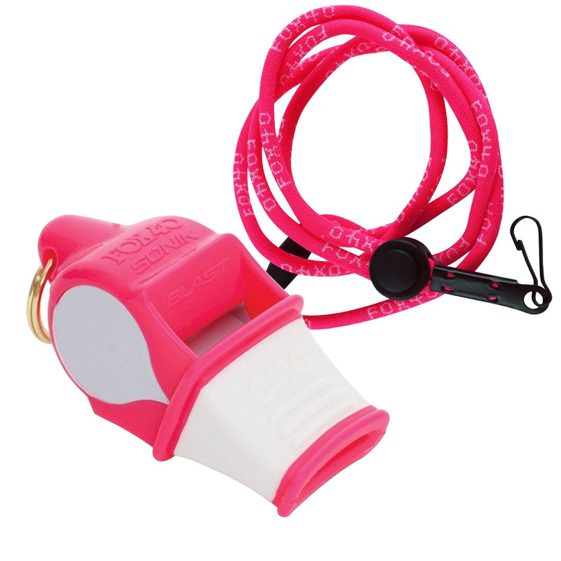 Fox 40 Sonik Blast CMG Whistle with Breakaway Lanyard