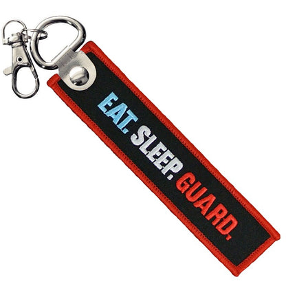 Eat. Sleep. Guard. Bag Tag