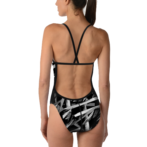 Adidas Code of Tribe Open Back Swimsuit