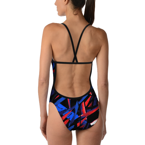 Adidas Code of Tribe Open Back Swimsuit