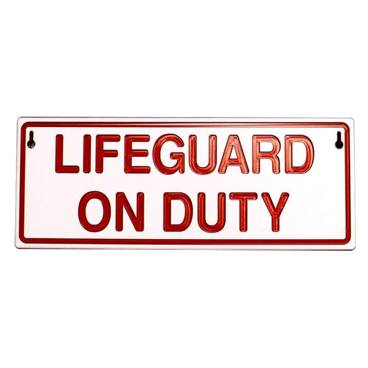 Reversible Lifeguard On/Off Duty Sign