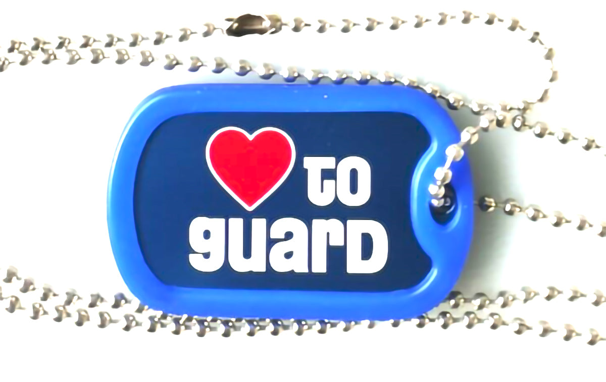 Love to Guard Dog Tag