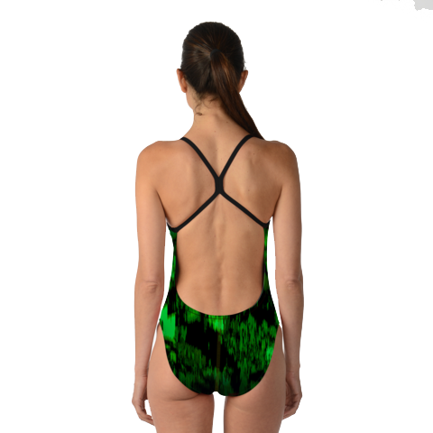 Adidas Equinox Camo C-Back Swimsuit