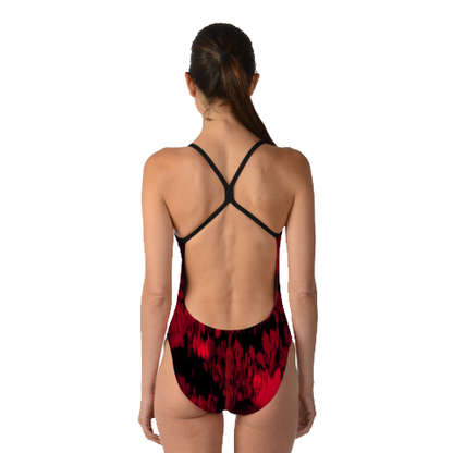 Adidas Equinox Camo C-Back Swimsuit