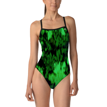 Adidas Equinox Camo Vortex Back Swimsuit