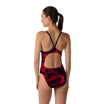 Adidas Equinox Camo Vortex Back Swimsuit