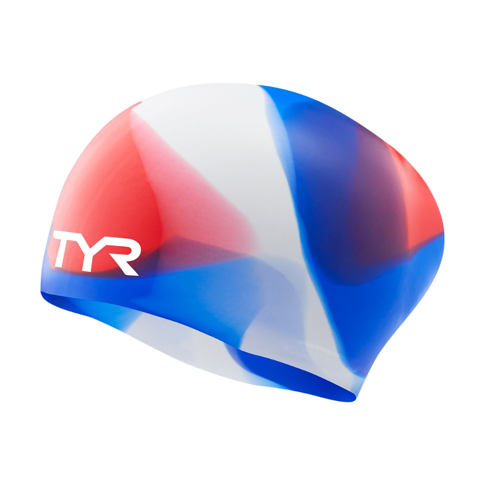 TYR Tiedye Long Hair Youth Cap