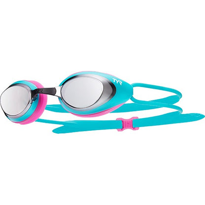 TYR Black Hawk Racing Femme Mirrored Goggle
