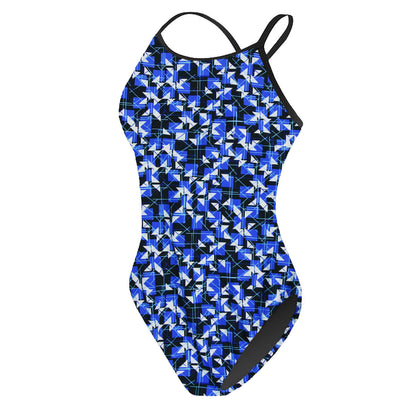 RISE Sandies Female Blueprint Poly Swimsuit
