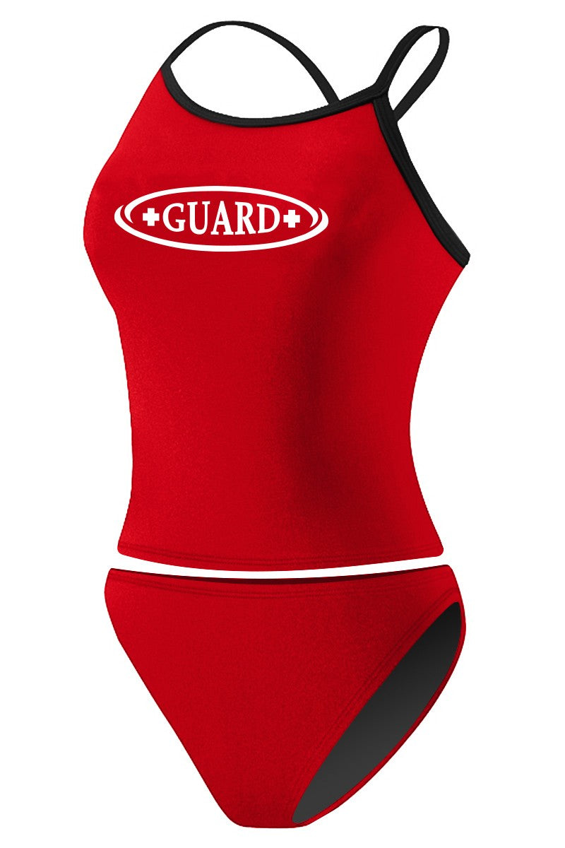 RISE Guard Poly 2-Piece Color Trim Tankini