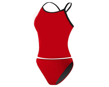 RISE Solid Poly 2-Piece Color Trip Tankini