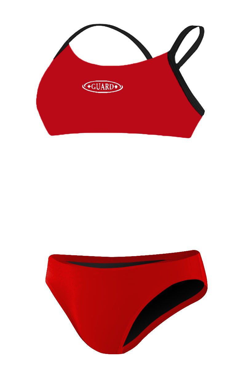 RISE Guard Poly 2-Piece Color Trim Bikini