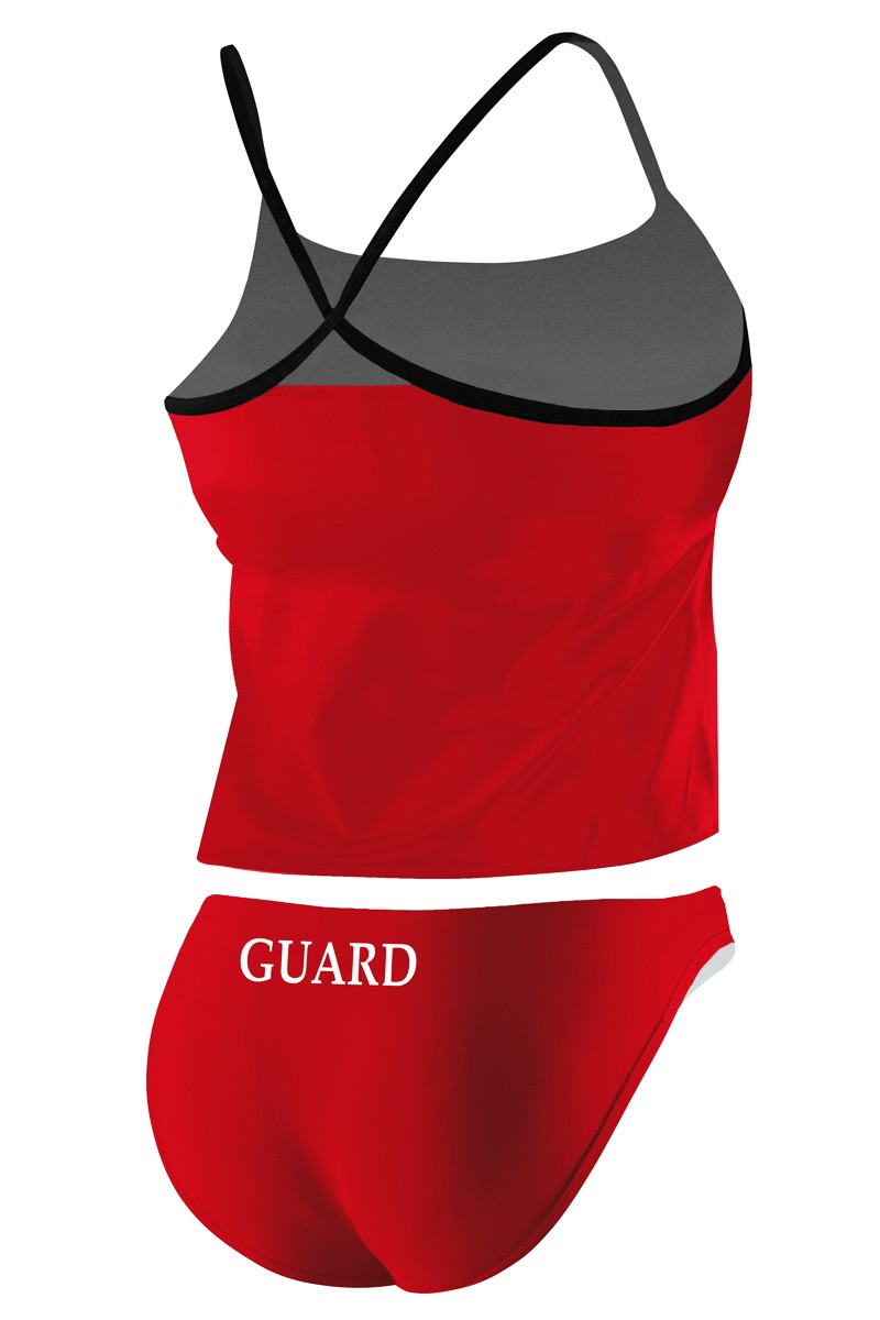 RISE Guard Poly 2-Piece Color Trim Tankini