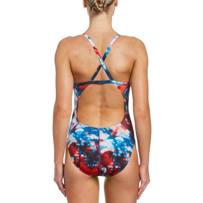 Nike Hydrastrong Tie Dye Crossback One Piece