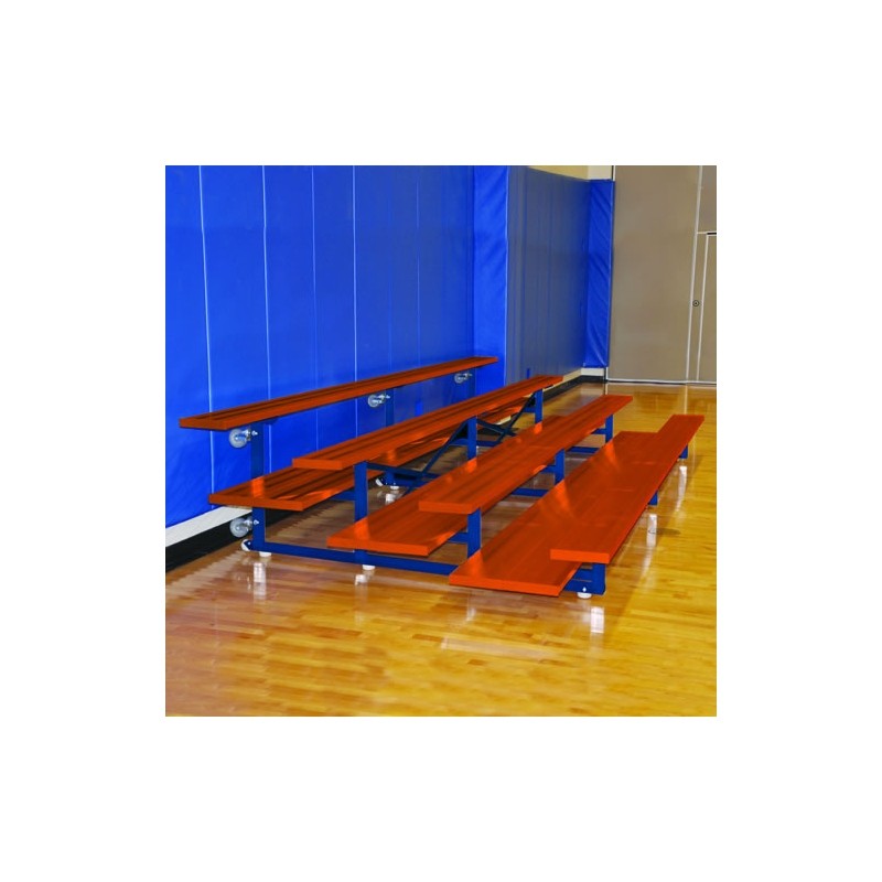 Powder Coated Tip and Roll Bleachers