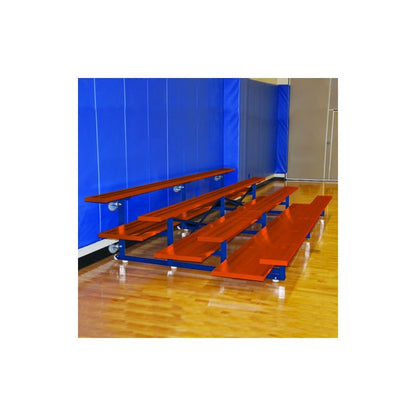 Powder Coated Tip and Roll Bleachers