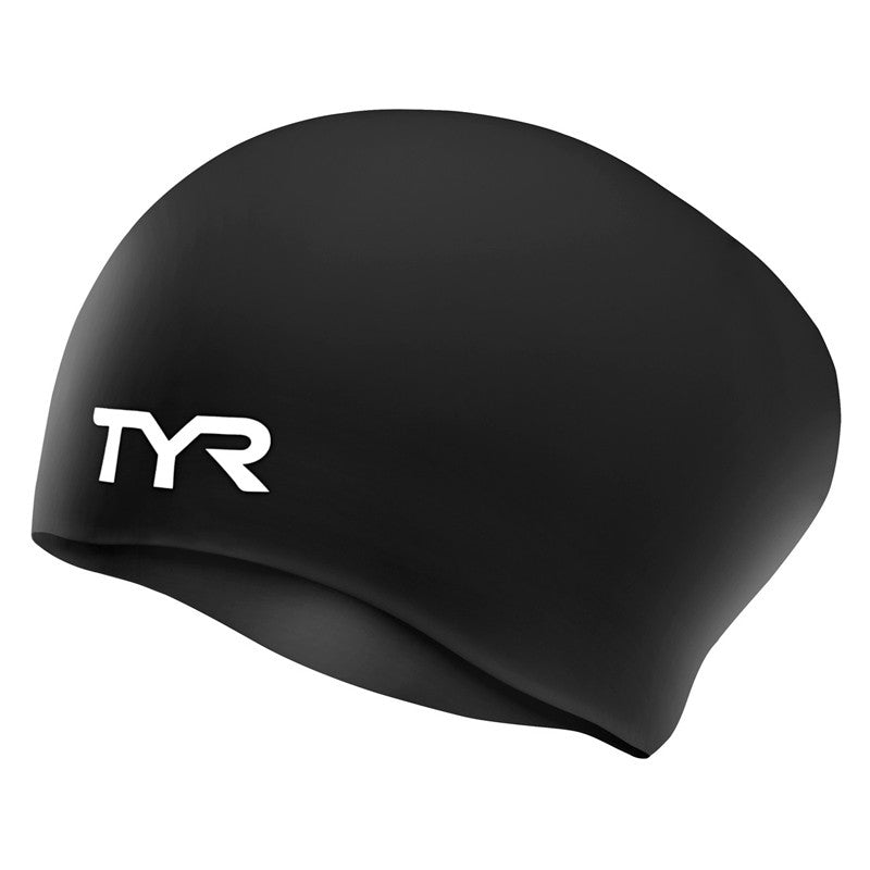 TYR Long Hair Wrinkle-free Swim Cap